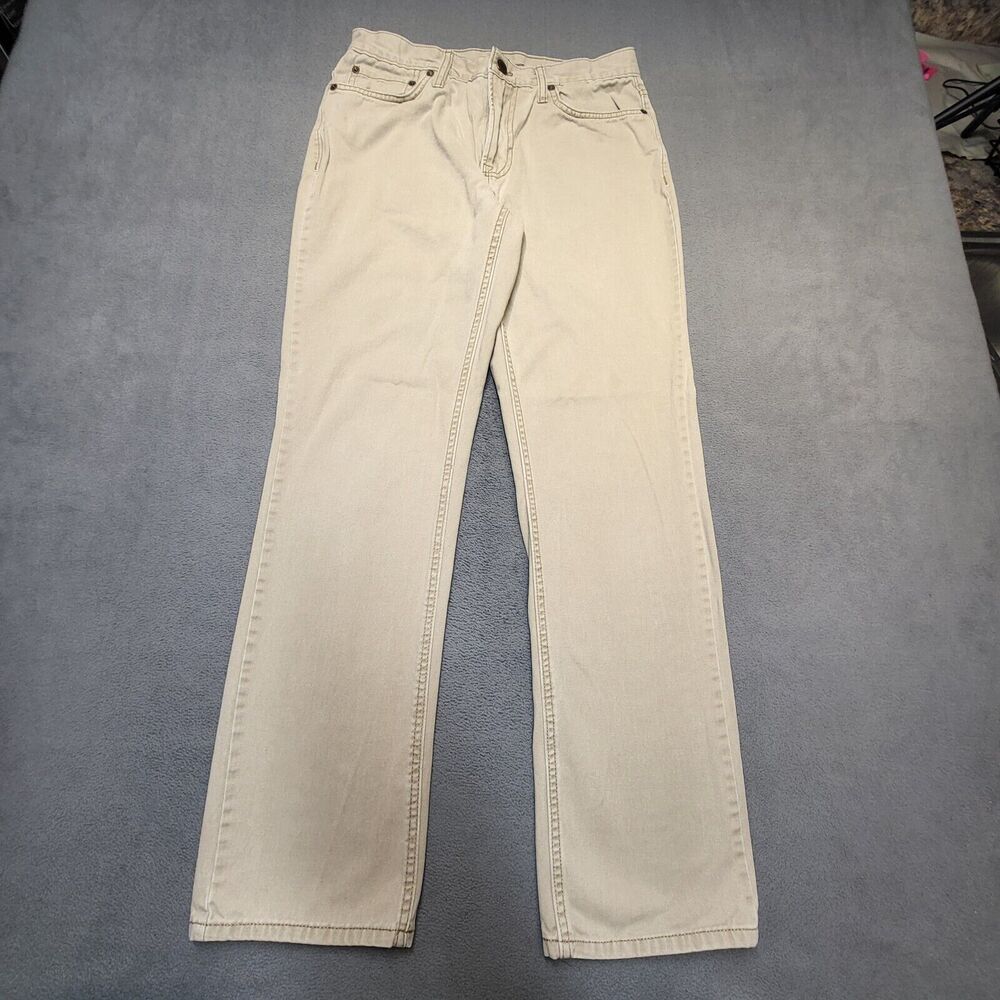 Old Navy Pants Mens 29x30 Tan Straight Leg Distressed Chino